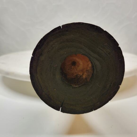 VINTAGE Wooden Pencil Santa Claus 19.5" Tall Rustic Christmas Holiday Figurine - Picture 6 of 13